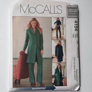 McCall's 4154 Uncut  Size 16-22 non-stop wardrobe jacket, skirt, pants